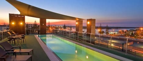 Rooftop pool