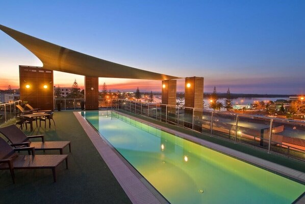 Rooftop pool