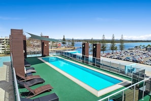 Rooftop pool