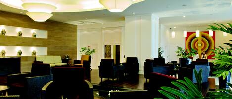 Sala de estar en el lobby