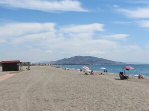Vista a la playa o el mar