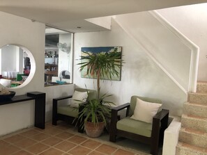 Lobby sitting area
