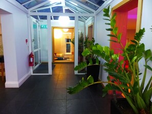 Interior entrance