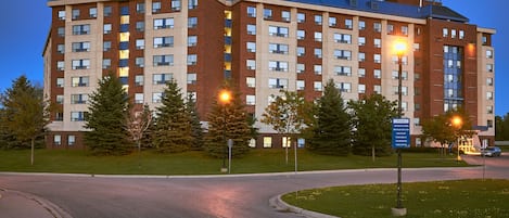 Front of property - evening/night