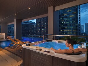 Bubbelpool inomhus