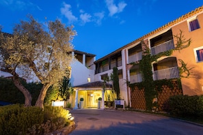 Front of property - evening/night