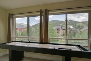 Furniture, Table, Indoors, Window, Pool Table