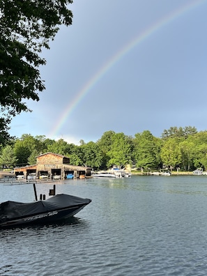 View from dock/yard.