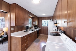 Kitchen with all the comforts of home.