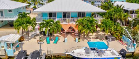 3 Kayaks 2 Paddle-boards  Bring your boat, water skies (not included in rental)