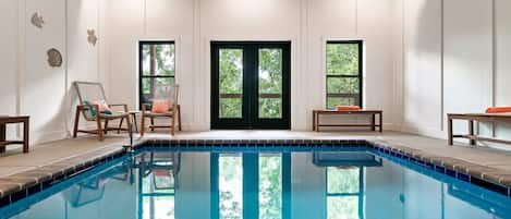 Take a dip in the indoor heated pool!