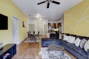 Living room and dinning area 