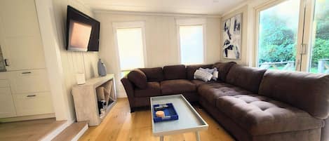 sunroom / TV room