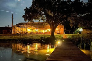 View of the home from the boat dock!