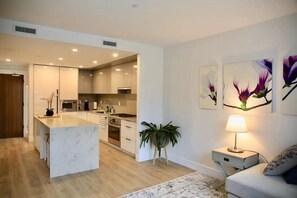 Living room and Kitchen