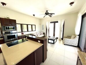 Eat in kitchen and seating area