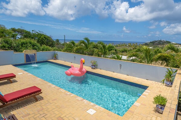 Pool + Waterfall = Fun in the Sun!