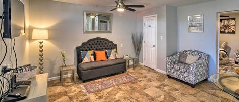 Galveston Vacation Rental | 1BR | 1BA | Step-Free Entry | 700 Sq Ft