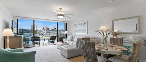 Sunny Shadows living and dining areas