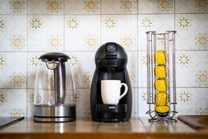 Kaffe och/eller kaffebryggare