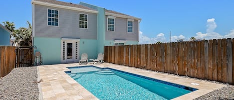 Welcome 110A E. Mesquite, your very own beach house with a private pool!