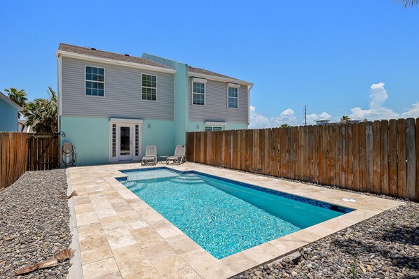 Welcome 110A E. Mesquite, your very own beach house with a private pool!