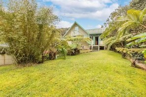 Enjoy this lush, green yard
