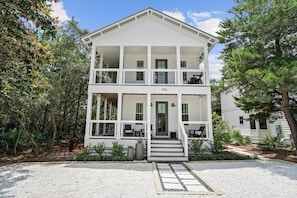 30A Blue nestled in the trees and minutes to the beach and pool