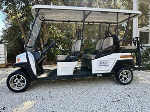 Ask about optional golf cart rental during your stay.