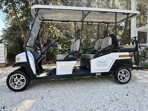 Ask about optional golf cart rental during your stay.