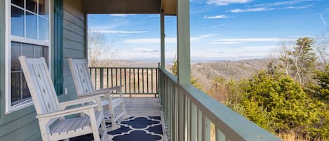 Time seems to slow down when you're on the rocking chairs on the front deck