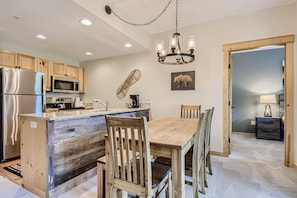 Kitchen Island with reclaimed barn-wood