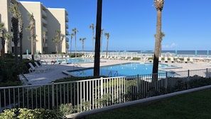 There are two pools for your enjoyment, one which is heated during the winter. 