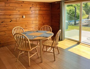 Dining table and patio