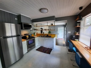 Well stocked kitchen