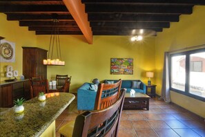 Open plan living area