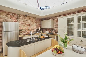 The kitchen at Coastal Manor Retreat, Hampshire