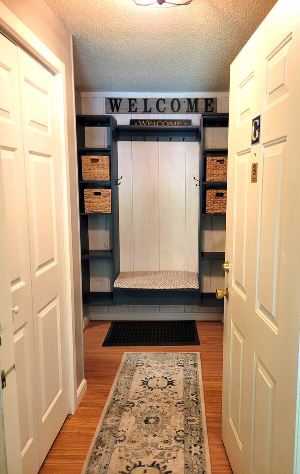 Entering the condo from the hall.