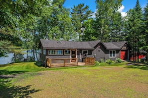 Exterior of house looking towards Rangeley Lake