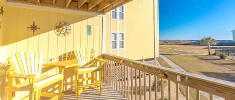 Covered Deck with Ocean View