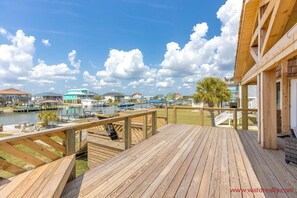 Canalfront Sun Deck on Main Level