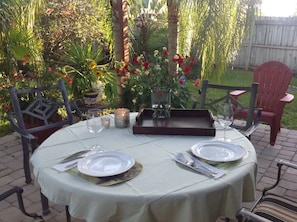 Outdoor dining