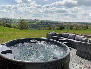 Hot tub with stunning views