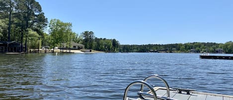 Great dock for sunning and swimming