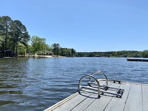 Great dock for sunning and swimming