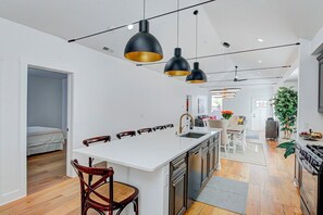 Open-concept home allows for plenty of interaction with your group.