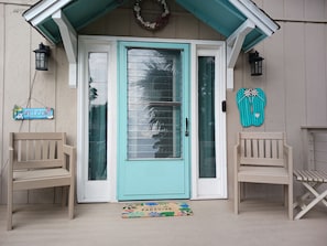 The Flip-Flop Hideaway front porch