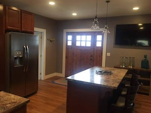 Kitchen island with seating
