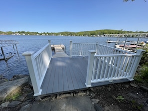 Waterfront deck and dock