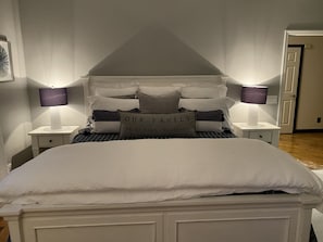 Master King Bed! Everything in our home is NEW!! New bed, sheets and pillows!